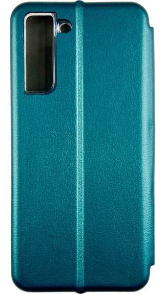 Чохол книжка Elegant book для Samsung Galaxy S21 FE / смарагдовий 091387 фото