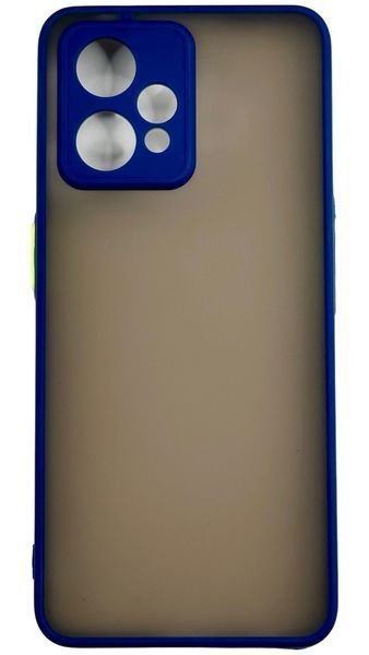 TPU чохол накладка Matte Color Case для Realme 9 Pro Plus синій 92644 фото