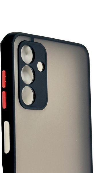 TPU чохол накладка Matte Color Case для Samsung Galaxy A04S чорний 092494 фото