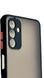 TPU чохол накладка Matte Color Case для Samsung Galaxy A04S чорний 092494 фото 3