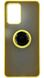 TPU чохол накладка Matte Ring Magnit для ZTE Blade A72 жовтий 90632 фото 3