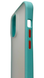 TPU чохол Matte Color Case (TPU) на iPhone 14 Pro Max (на айфон 14 про макс) бірюзовий 086263 фото 2