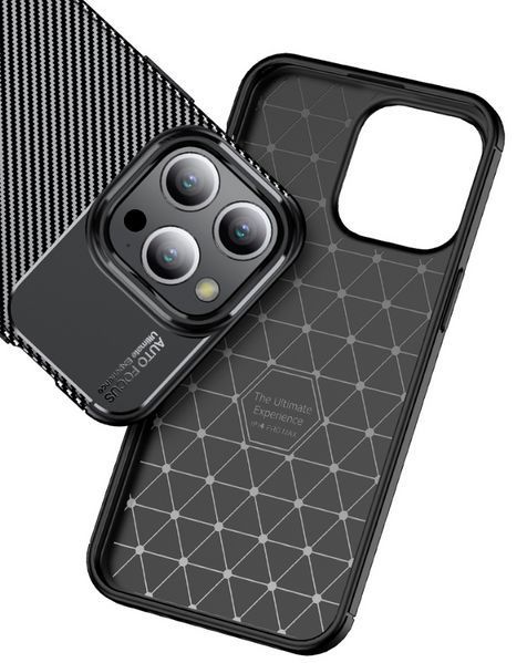 TPU чохол накладка Autofocus для iPhone 14 Pro Max / чорний 201860 фото