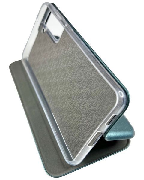 Чохол книжка Elegant book для Samsung Galaxy S21 FE / смарагдовий 091387 фото