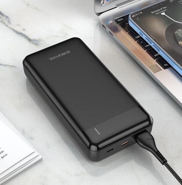 Повербанк Power Bank Borofone BJ19A 20000 mAh 20W чорний 093148 фото