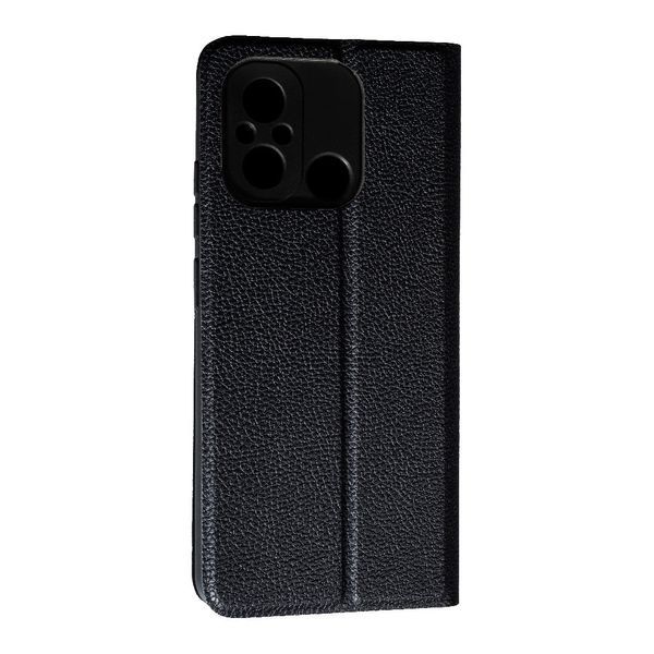 Чохол книжка Fibra case для Xiaomi Redmi 12C чорний 094418 фото