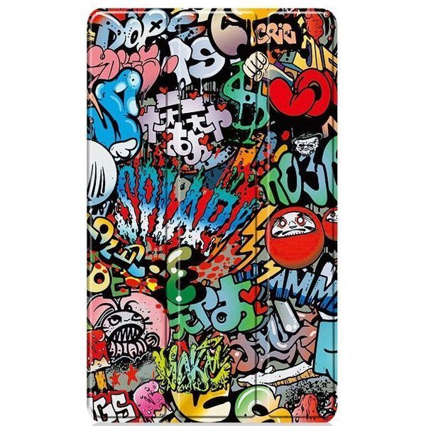 Чохол книжка Crazy Horse на планшет Lenovo Tab One (8.7") / graffiti 100070 фото