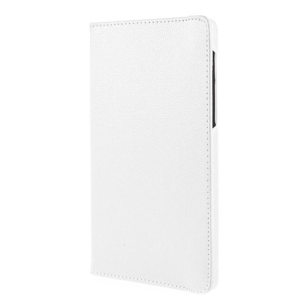 Кожаный чехол книжка 360 для Samsung Galaxy Tab A7 Lite 8.7" (T220 / T225) / белый 093824 фото