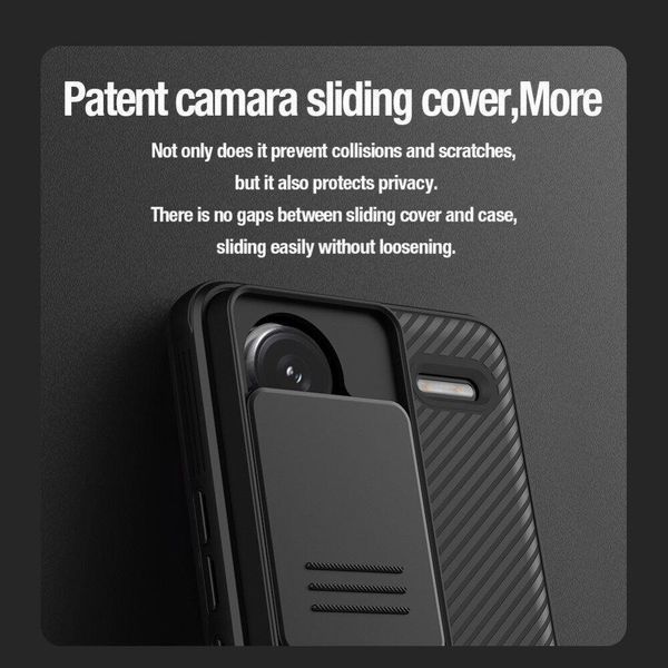 Чехол CamShield Pro Case Nillkin на Xiaomi Redmi Note 13 Pro Plus (5G) / синий 096612 фото