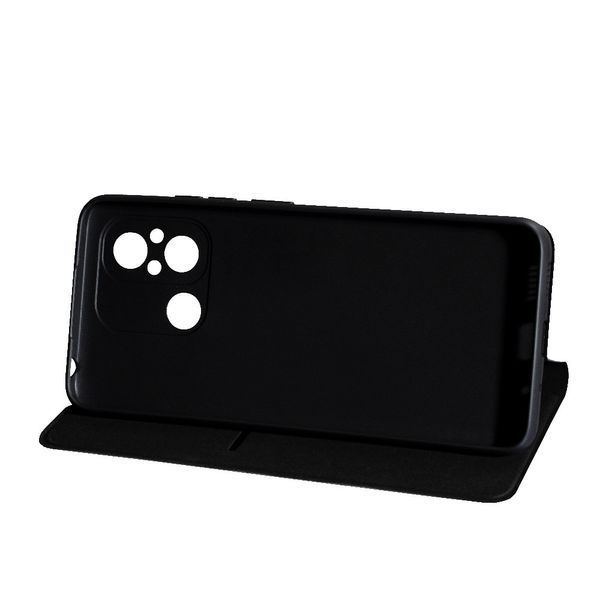 Чохол книжка Fibra case для Xiaomi Redmi 12C чорний 094418 фото
