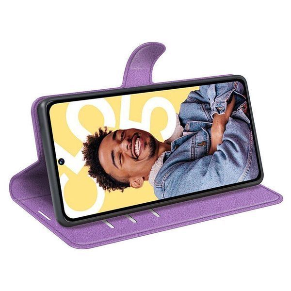 Чехол книжка Lichee для Realme C55 фиолетовый 089836 фото