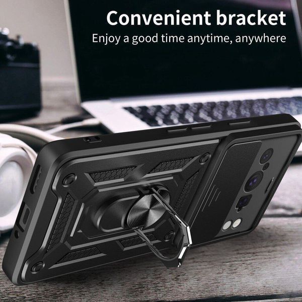 PC + TPU чохол Camshield armor для Google Pixel 8 Pro / червоний 094601 фото