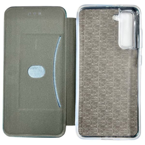 Чохол книжка Elegant book для Samsung Galaxy S21 FE / смарагдовий 091387 фото