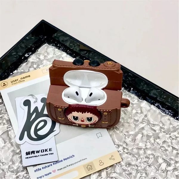 Гумовий чохол для AirPods Pro 2/Labubu bag 099745 фото