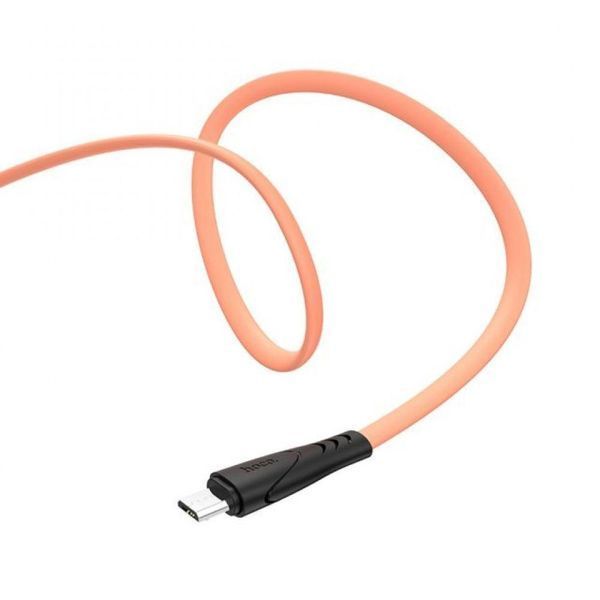 USB-кабель Hoco X42 Soft Silicone Micro USB Cable (1m) (3 кольори) 80604 фото