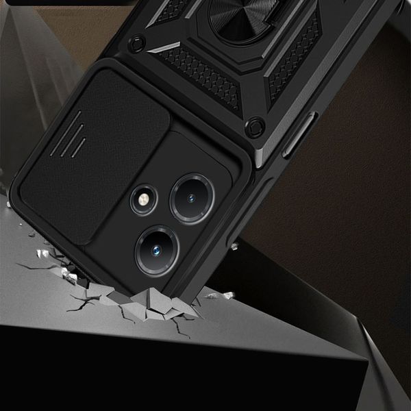PC + TPU чехол Camshield Armor для Infinix Hot 30i / серебристый 092044 фото