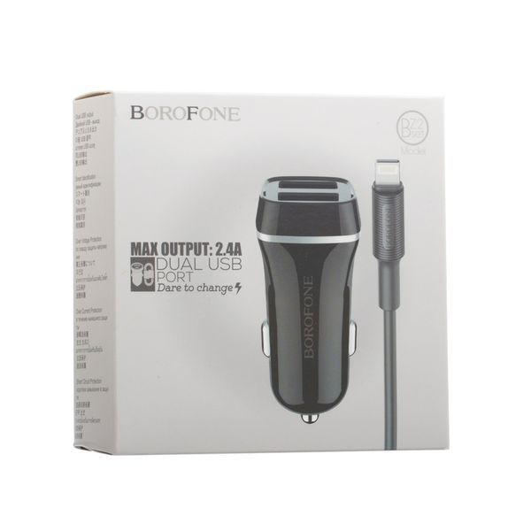 Зарядное устройство Borofone BZ2 Lightning 2USB 2.4A 16751 фото