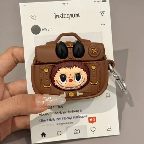 Гумовий чохол для AirPods Pro 2/Labubu bag 099745 фото