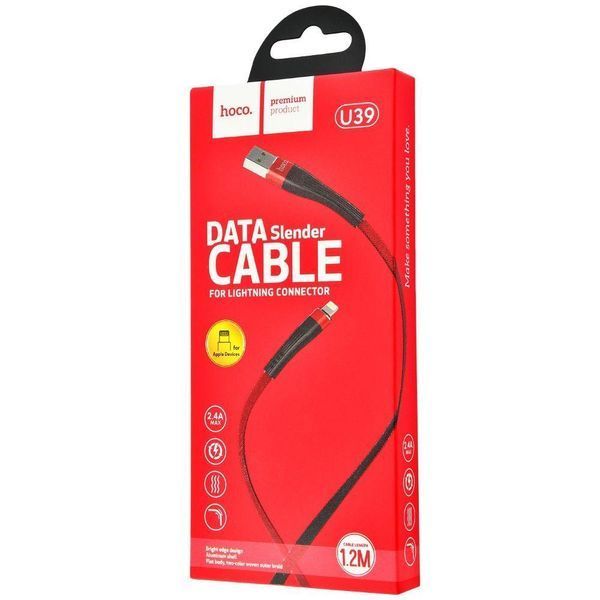 Hoco U39 Slender Lightning Cable (1.2m) 16901 фото