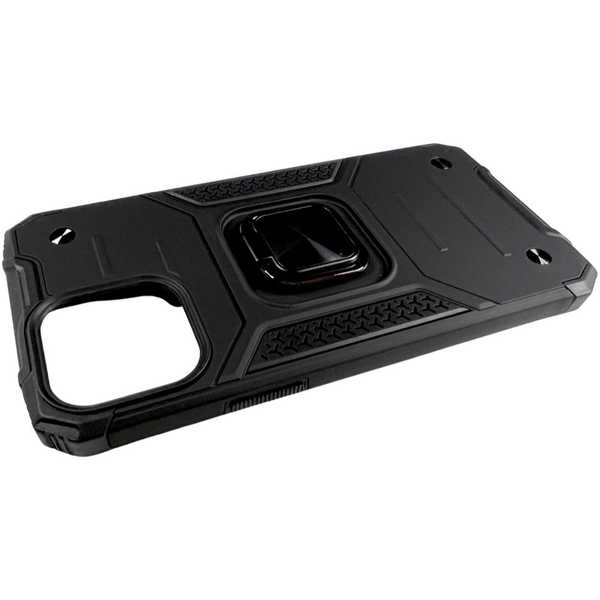 PC + TPU чехол New Transformer для iPhone 13 Pro Max (на айфон 13 про макс) черный 085775 фото
