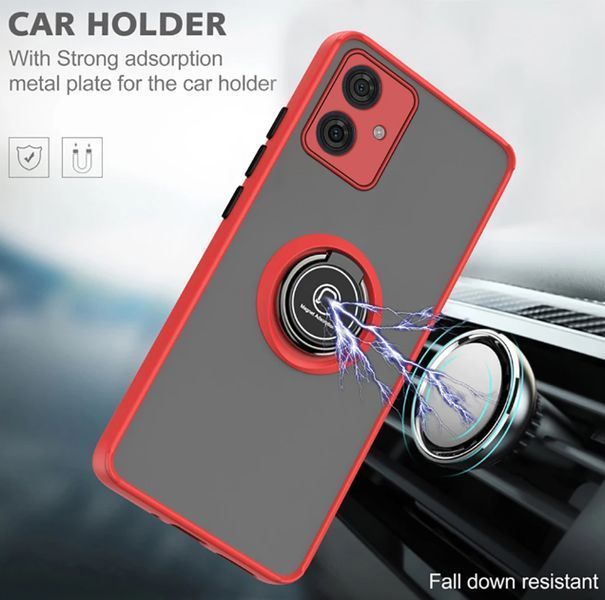 TPU чохол накладка Matte Ring Magnit для Motorola G54 бірюзовий 094800 фото