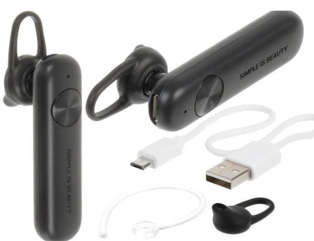 Bluetooth-гарнітура XO BE5 чорна 84145 фото