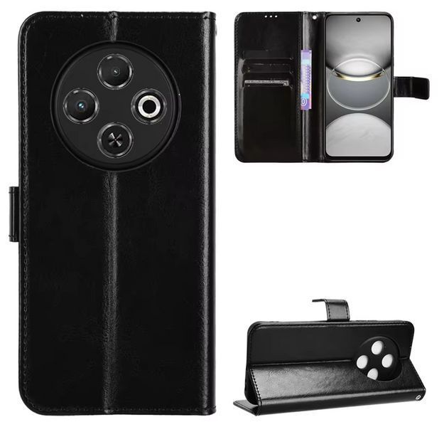 Чехол книжка Book case для Tecno Spark 30C (KL5n) / черный 201736 фото