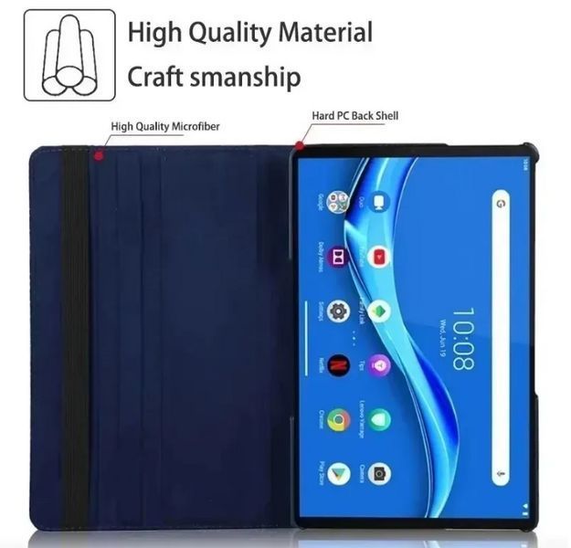 Кожаный чехол книжка 360 для Samsung Galaxy Tab S11 (11") / зеленый 204187 фото