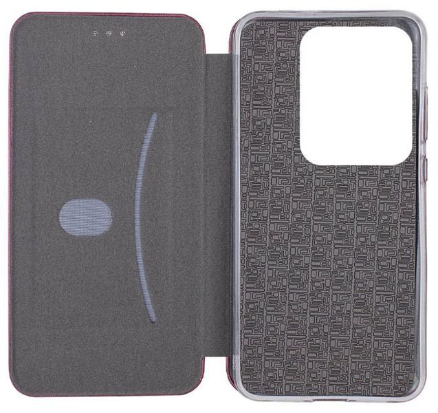 Чехол книжка Elegant book для Xiaomi Redmi Note 14S / бордовый 202319 фото