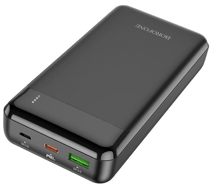 Повербанк Power Bank Borofone BJ19A 20000 mAh 20W чорний 093148 фото