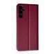 Чохол-книжка Fibra case на Samsung Galaxy A05s бордовий 094375 фото 2