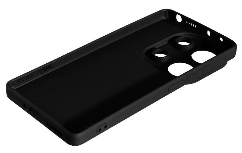 Силиконовый чехол SMITT для Xiaomi Redmi Note 13 Pro (4G) / black 200597 фото