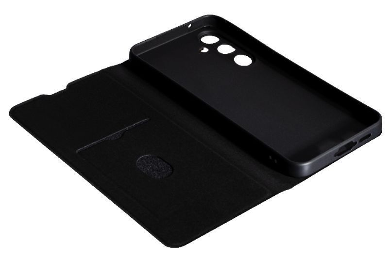Шкіряний чохол книжка Fibra case на Samsung Galaxy A17 (5G) / grey 203883 фото
