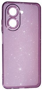 Чохол силіконовий Clear Shine на Poco C71 / фіолетовий 203190 фото