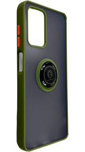 TPU чохол накладка Matte Ring Magnit для ZTE Blade V40 Vita св.зелений 090257 фото