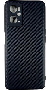 Чохол силіконовий Carbon для OPPO A96 (на оппо-а96) чорний 087236 фото