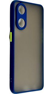 TPU чехол накладка Matte Color Case для OPPO Reno 8T 4G синий 83237 фото