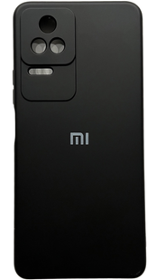 Чехол силиконовый Soft touch для Xiaomi Poco F4 (на поко ф4) черный 086432 фото