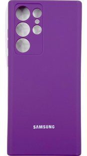Чохол Soft touch для Samsung Galaxy S22 Ultra / баклажановий 087737 фото