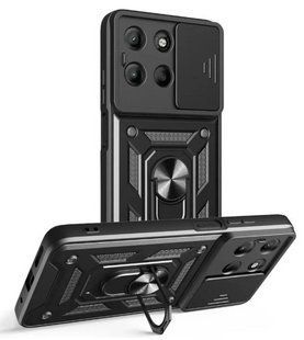 PC + TPU чохол Camshield Armor для Motorola G15 Power / чорний 202996 фото