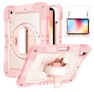 PC + TPU чохол Carbon Armor Cover Tablet на Samsung Galaxy Tab S10 FE (10.9") / рожевий 202920 фото