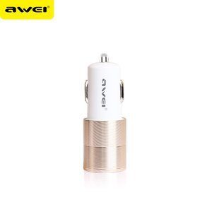 Автомобильная зарядка Awei C-100 на 2 USB (2.4A) (4 цвета) 51135 фото