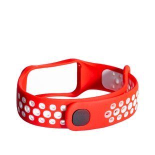 Ремешок Nike на Redmi Smart Band 2 Red and White 89257 фото