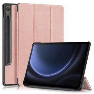 Чехол книжка Crazy Horse для Samsung Galaxy Tab S9 FE (10.9") / розовый 093521 фото