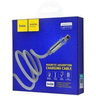 Hoco U40A Magnetic Adsorption Lightning Cable (1m) 16666 фото