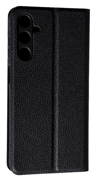 Шкіряний чохол-книжка Fibra case на Samsung Galaxy A25 / чорний 095812 фото