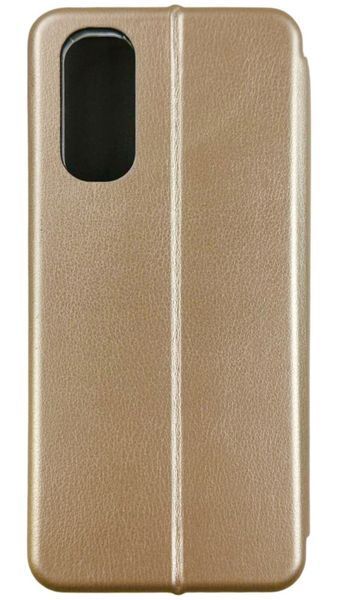 Шкіряний чохол-книжка Elegant на Tecno Pova 3 / золотистий 091968 фото
