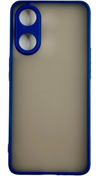 TPU чехол накладка Matte Color Case для OPPO Reno 8T 4G синий 83237 фото