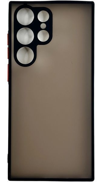 TPU чохол накладка Matte Color Case для Samsung Galaxy S23 Ultra чорний 092168 фото