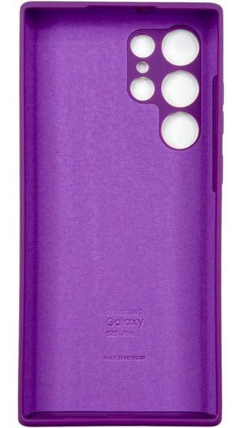 Чохол Soft touch для Samsung Galaxy S22 Ultra / баклажановий 087737 фото